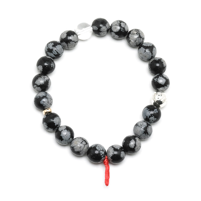 Snowflake Obsidian Bracelet from Mexico | Venusrox