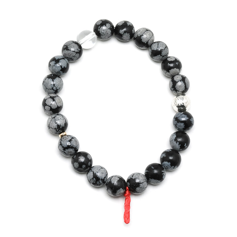 Snowflake Obsidian Bracelet from Mexico | Venusrox