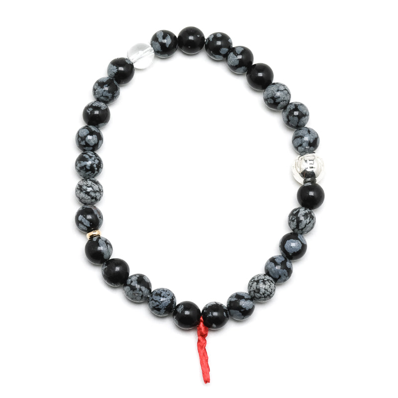 Snowflake Obsidian Bracelet from Mexico | Venusrox