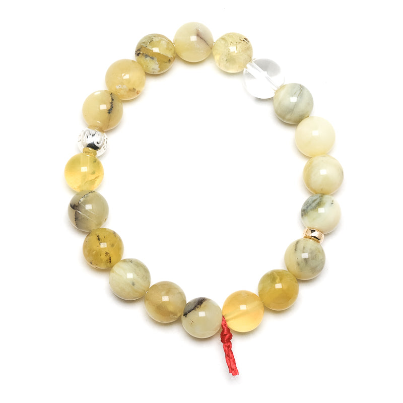 Yellow Opal Bead Bracelet from Mexico | Venusrox