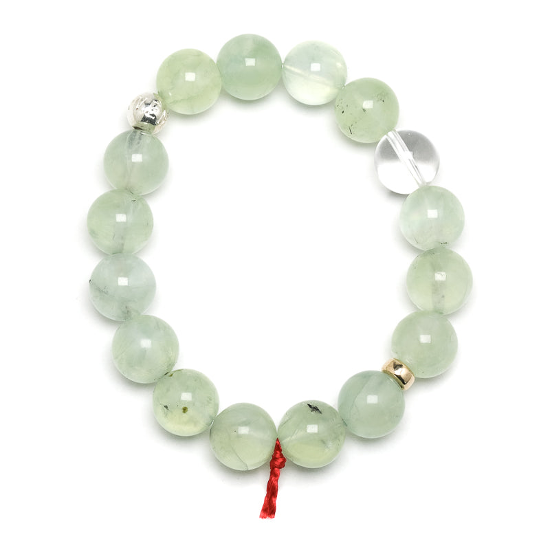 Prehnite Bracelet from Mali | Venusrox