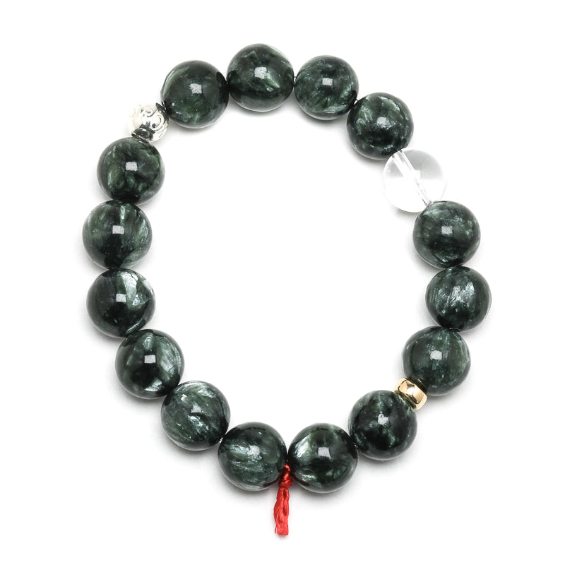 Seraphinite Bracelet from Siberia, Russia | Venusrox