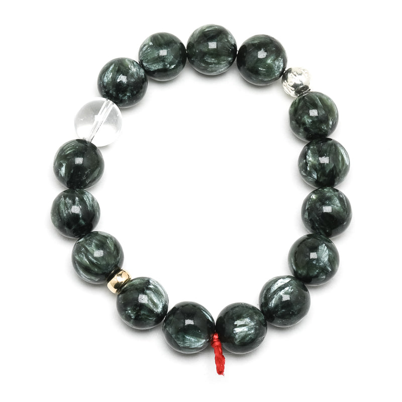 Seraphinite Bracelet from Siberia, Russia | Venusrox