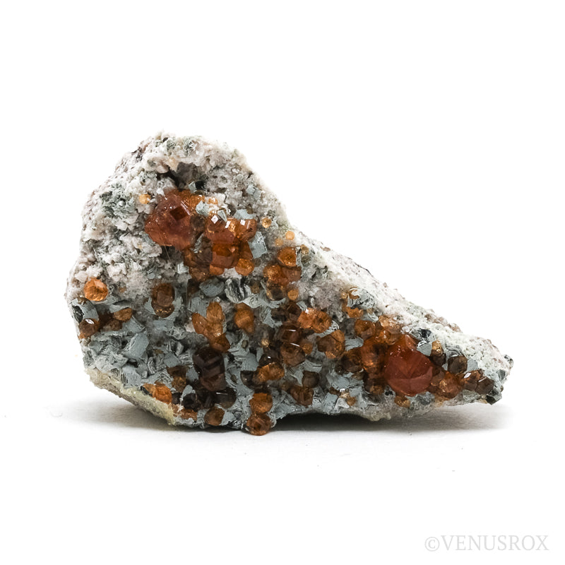 Spessartine Garnet on Matrix Natural Cluster from the Wushan Spessartine Mine, Tongbei, Yunxiao Co., Zhangzhou Prefecture, Fujian Province, China | Venusrox