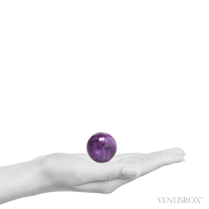 Amethyst Phantom Polished Sphere from Brazil | Venusrox