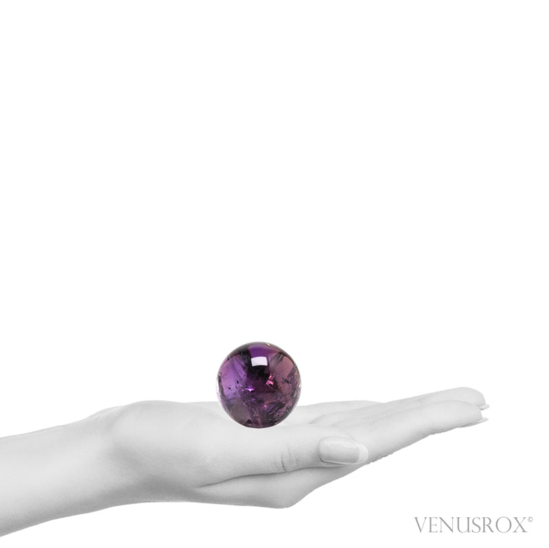 Amethyst Phantom Polished Sphere from Brazil | Venusrox