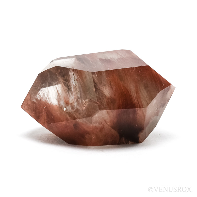 Amphibole Quartz Double Terminated Polished Point from Brazil | Venusrox