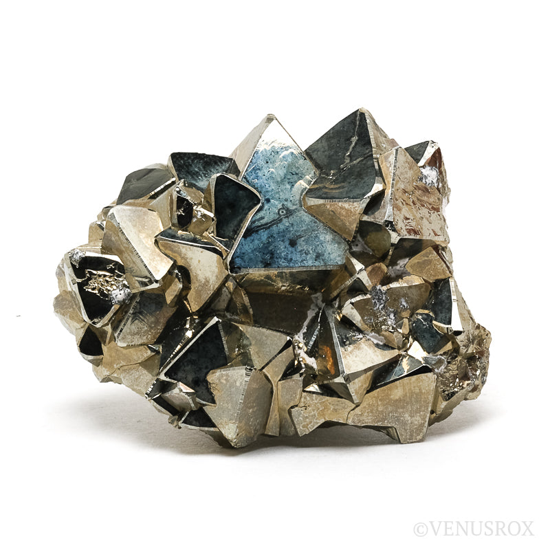 Pyrite Natural Cluster from the Huanzala Mine, Huallanca District, Dos de Mayo Province, Huánuco Department, Peru | Venusrox