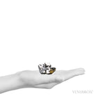 Calcite on Chalcopyrite & Galena Natural Cluster from the Huanzala Mine, Huallanca District, Dos de Mayo Province, Huánuco Department, Peru | Venusrox