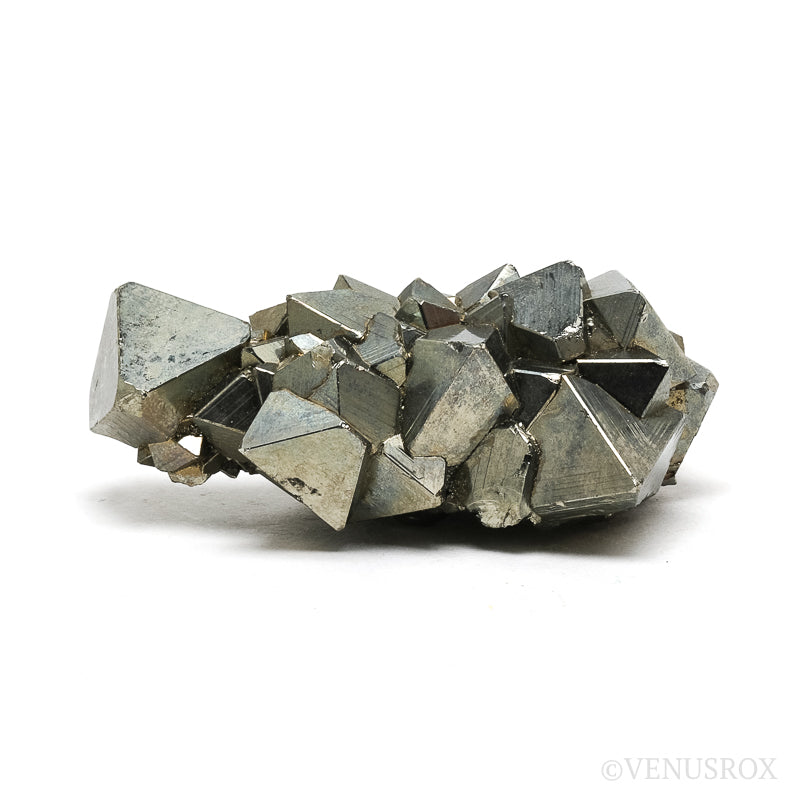Pyrite Natural Cluster from the Huanzala Mine, Huallanca District, Dos de Mayo Province, Huánuco Department, Peru | Venusrox