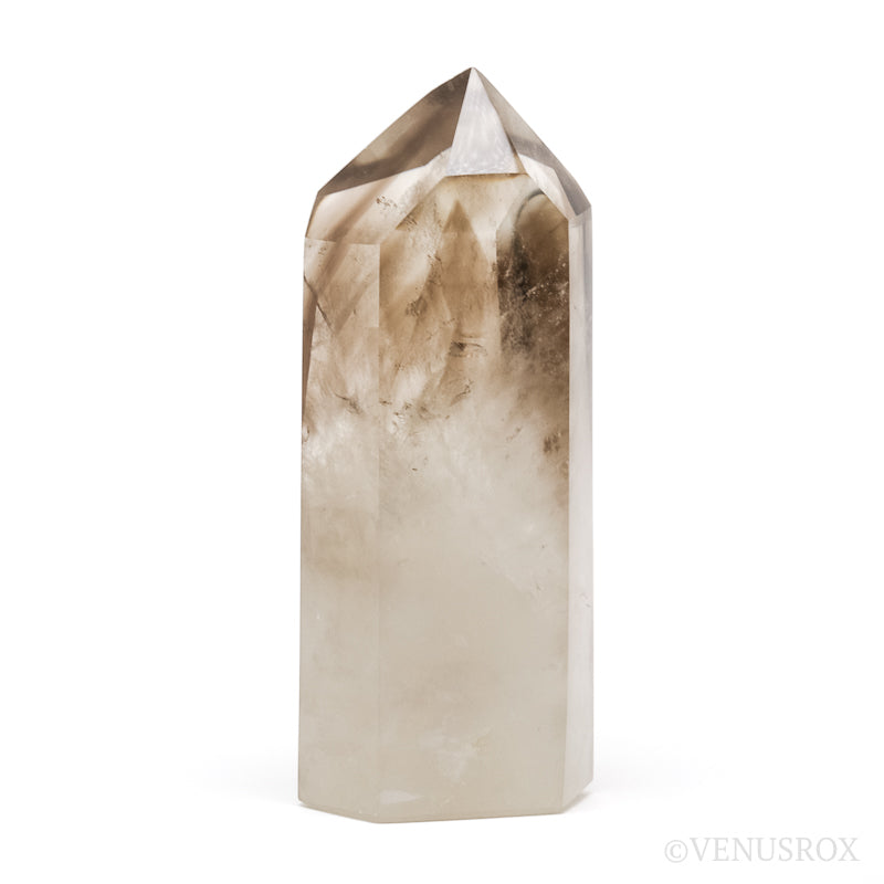 Smoky Phantom Quartz Polished Point from Madagascar | Venusrox