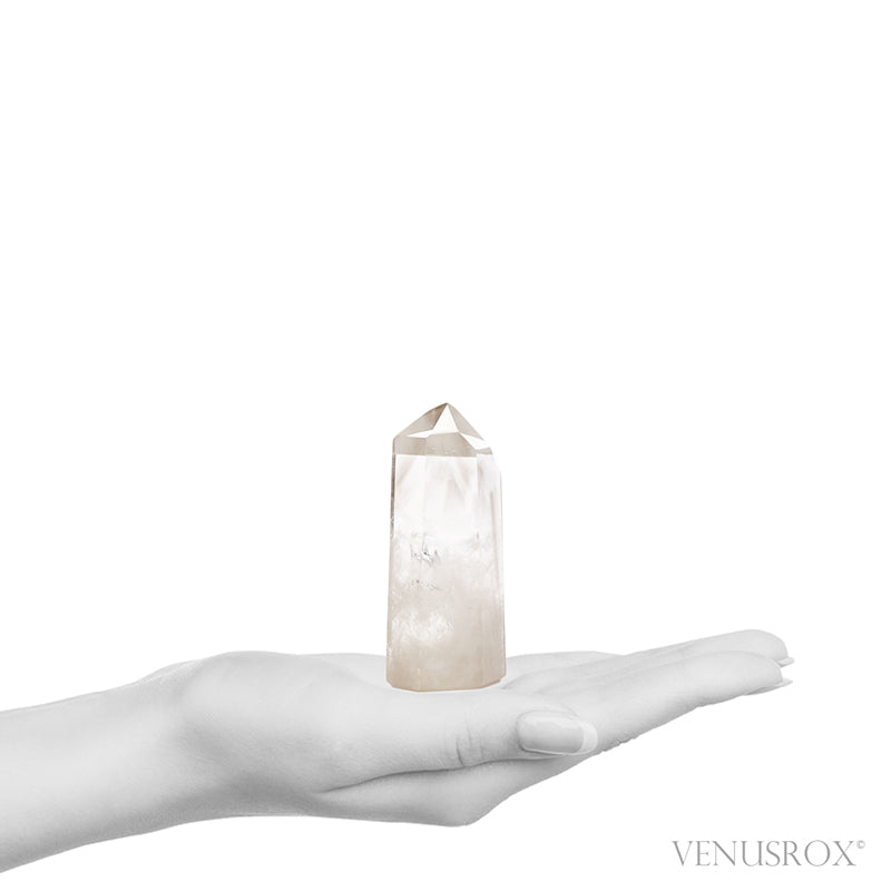 Smoky Phantom Quartz Polished Point from Madagascar | Venusrox