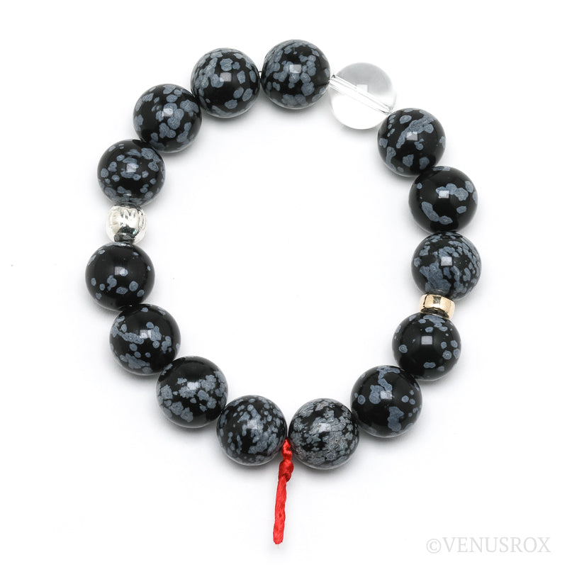 Snowflake Obsidian Bracelet from Mexico | Venusrox