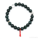 Green Nephrite Jade Bead Bracelet from Guatemala | Venusrox