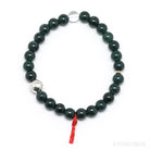 Green Nephrite Jade Bead Bracelet from Guatemala | Venusrox
