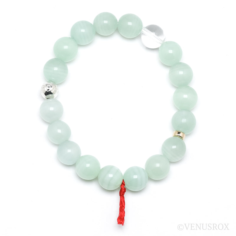 Green Calcite Bead Bracelet from Afghanistan | Venusrox