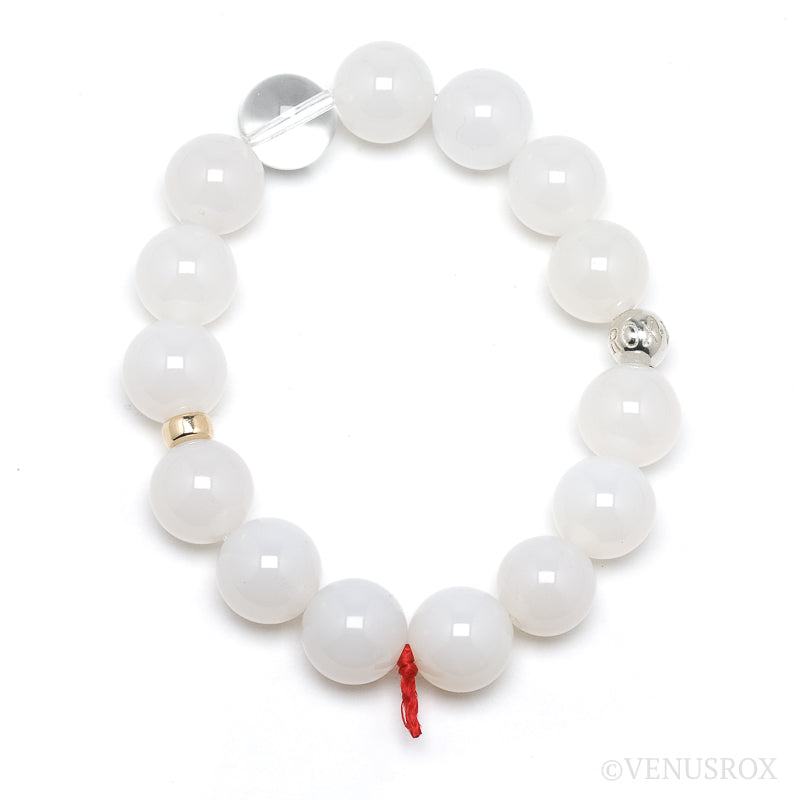 White Agate Bracelet from Brazil | Venusrox