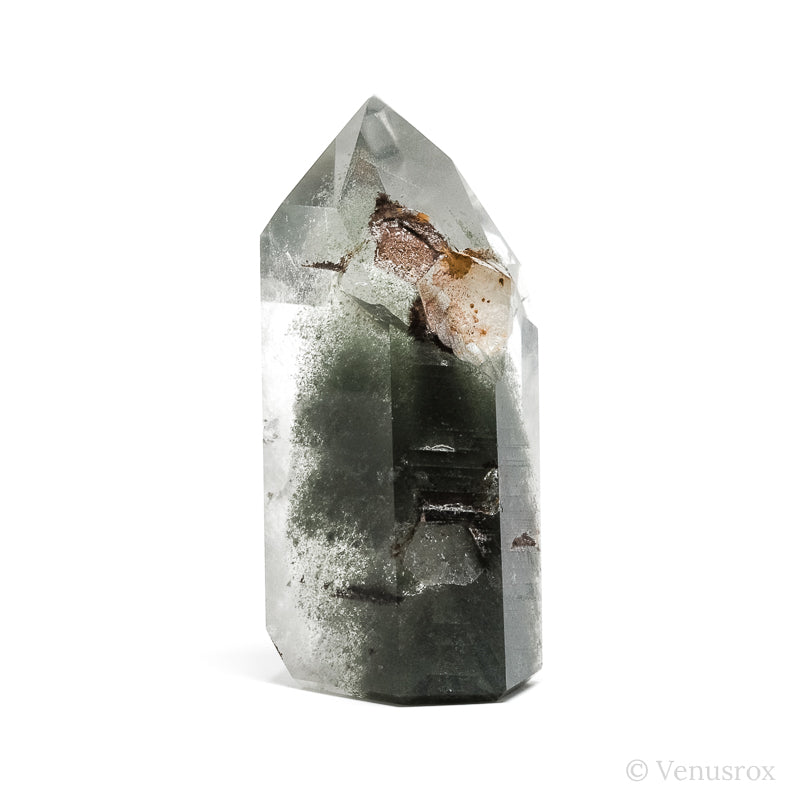 Chlorite Phantom Quartz Polished/Natural Point from Brazil | Venusrox
