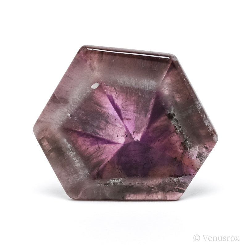 Amethyst Trapiche Polished Crystal from Rondônia, Brazil | Venusrox