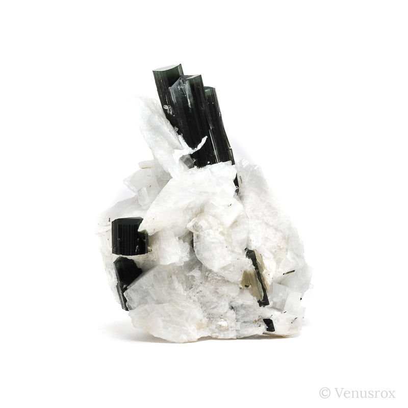 Green Tourmaline on Feldspar Natural Crystal from Shigar Valley, Shigar District, Gilgit-Baltistan, Pakistan | Venusrox