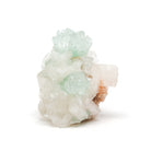 Green Apophyllite & Stilbite on Matrix Cluster from Lonavala, Pune District, Maharashtra, India | Venusrox