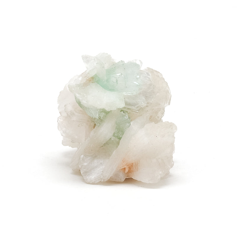 Green Apophyllite & Stilbite on Matrix Cluster from Lonavala, Pune District, Maharashtra, India | Venusrox