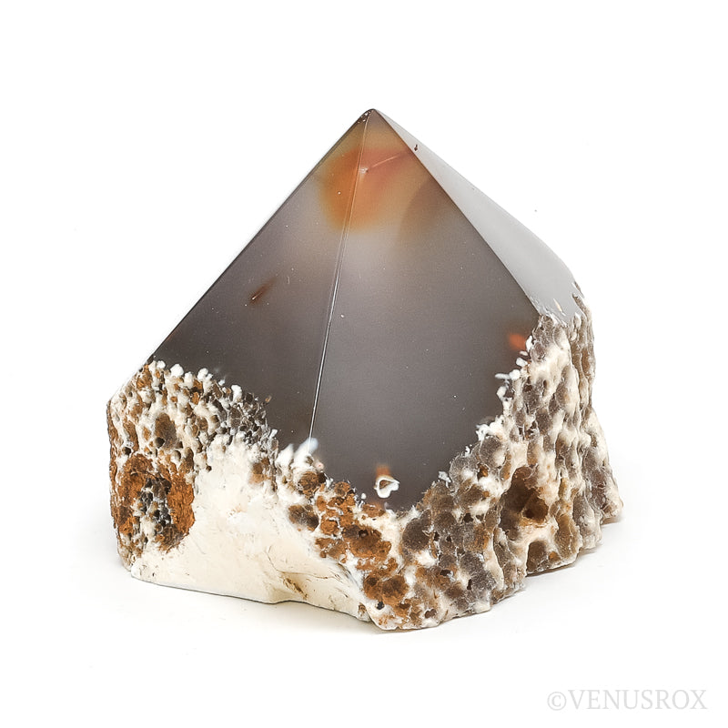 Agate Part Polished/Part Natural Point from Brazil | Venusrox
