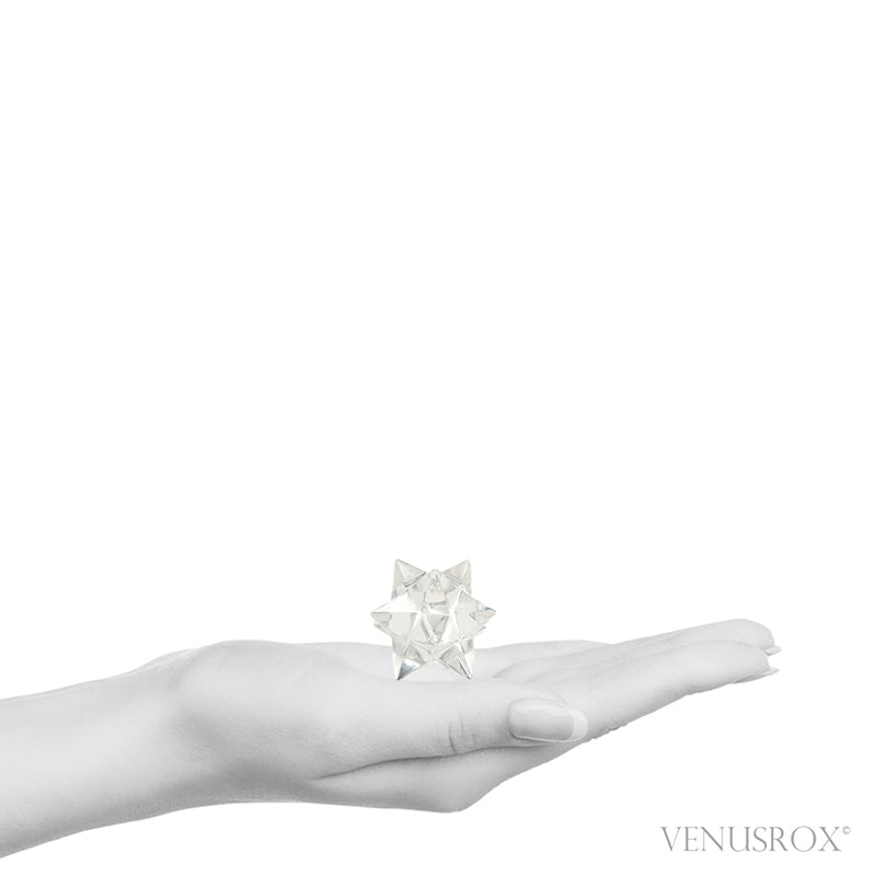 Clear Quartz Polished Star from Brazil | Venusrox