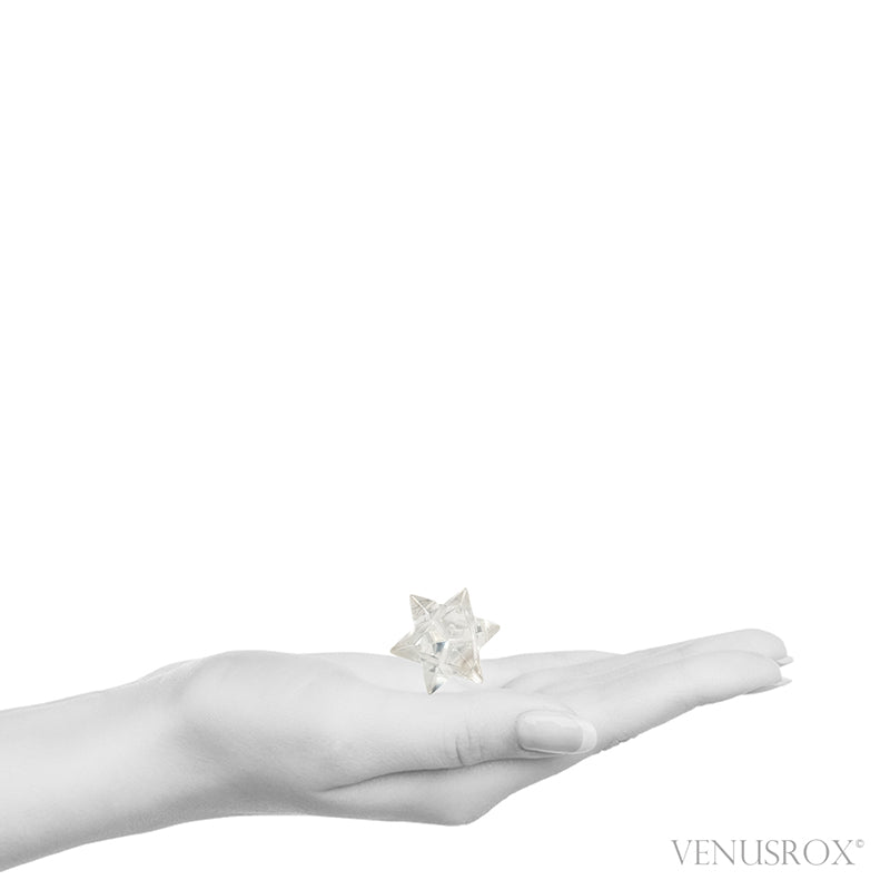 Clear Quartz Polished Star from Brazil | Venusrox