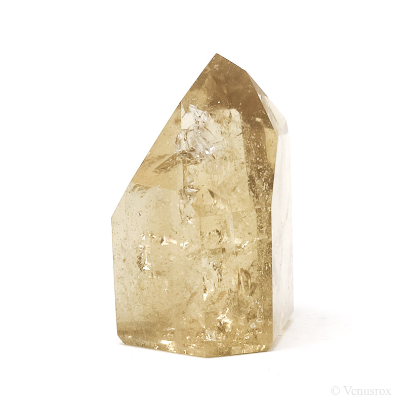 Naturally coloured Citrine Polished Point from Morro Redondo Mine, Coronel Murta, Minas Gerais, Brazil | Venusrox