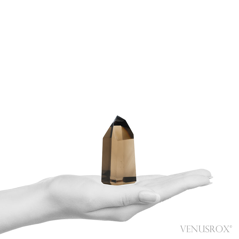Smoky Quartz Polished Point from Brazil | Venusrox