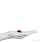 Spessartine Garnet with Smoky Quartz and Orthoclase Natural Cluster from Wushan Spessartine Mine, Tongbei, Yunxiao Co., Zhangzhou Prefecture, Fujian Province, China | Venusrox