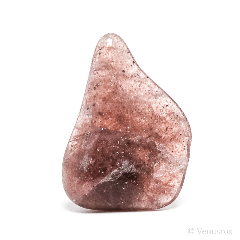 Strawberry Quartz Polished Crystal from Tanzania | Venusrox