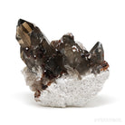 Spessartine Garnet with Smoky Quartz and Orthoclase Natural Cluster from Wushan Spessartine Mine, Tongbei, Yunxiao Co., Zhangzhou Prefecture, Fujian Province, China | Venusrox