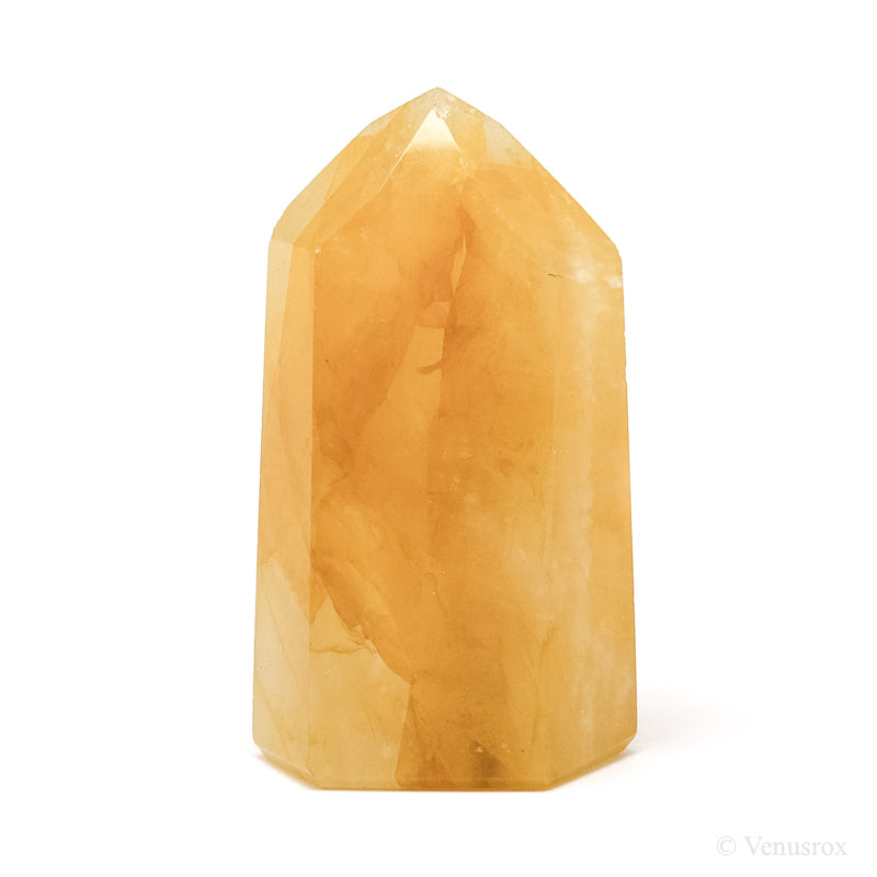 Golden Quartz Polished Point from Brazil | Venusrox