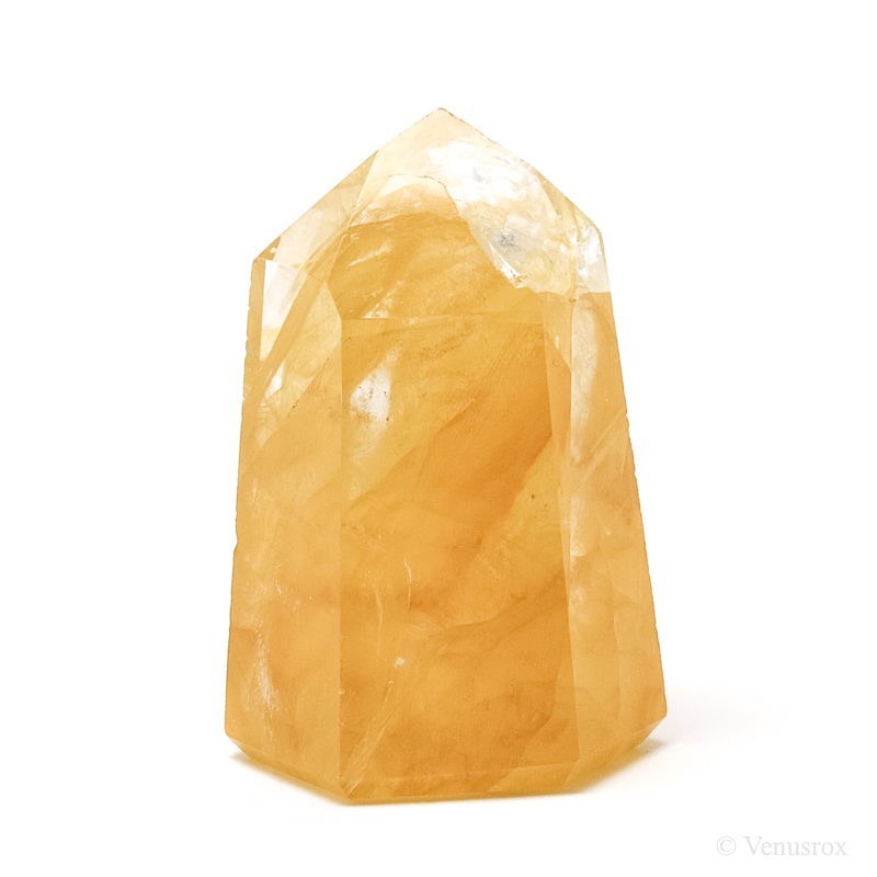 Golden Quartz Polished Point from Brazil | Venusrox
