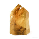 Golden Quartz Polished Point from Brazil | Venusrox