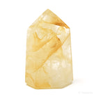 Golden Quartz Polished Point from Brazil | Venusrox