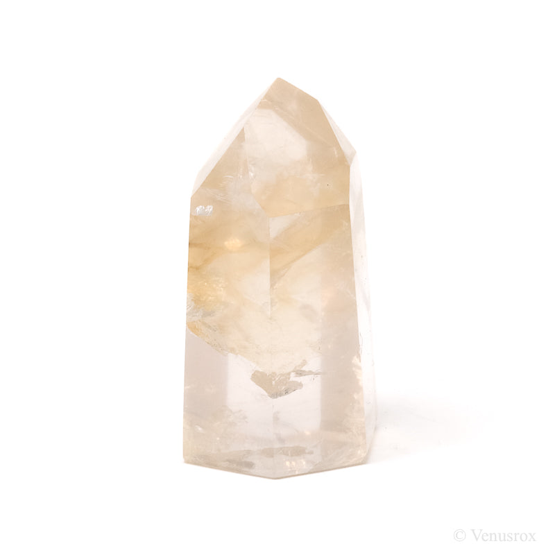 Golden Quartz Polished Point from Brazil | Venusrox