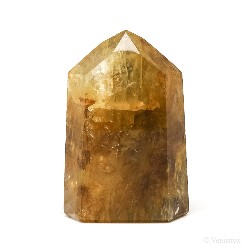Golden Quartz Polished Point from Brazil | Venusrox