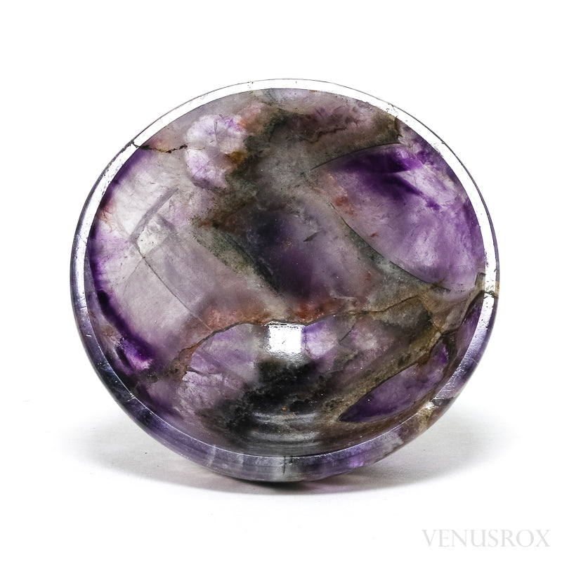 Chevron Amethyst Polished Bowl from India | Venusrox