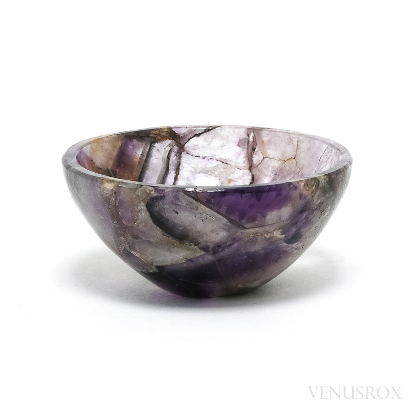 Chevron Amethyst Polished Bowl from India | Venusrox
