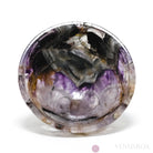 Chevron Amethyst Polished Bowl from India | Venusrox