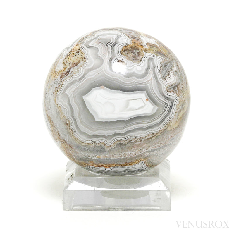 Crazy Lace Agate Polished Sphere from Mexico | Venusrox