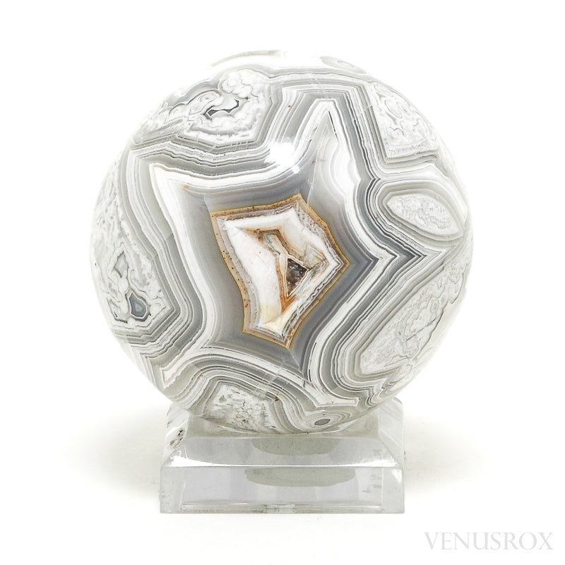 Crazy Lace Agate Polished Sphere from Mexico | Venusrox
