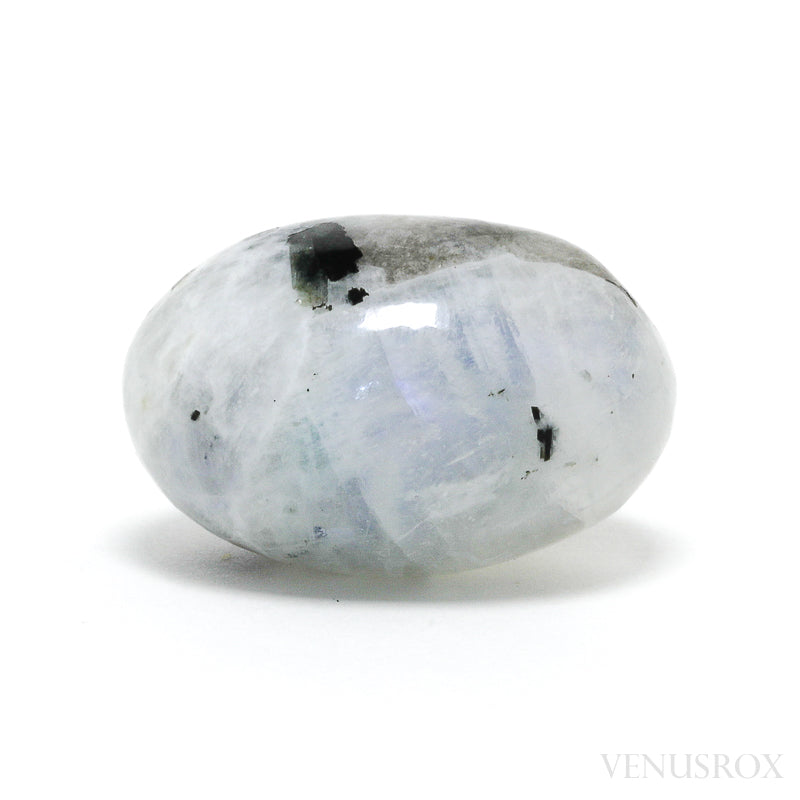 Rainbow Moonstone with Black Tourmaline Polished Crystal from India | Venusrox