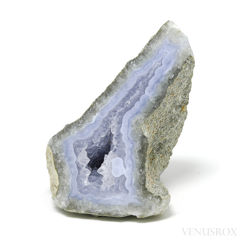 Blue Lace Agate on Matrix Polished/Natural Crystal from Malawi | Venusrox
