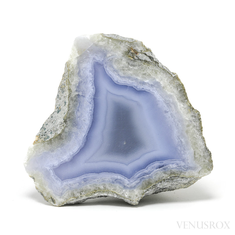 Blue Lace Agate on Matrix Polished/Natural Crystal from Malawi | Venusrox