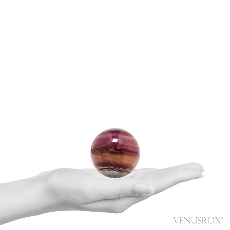 Fluorite Polished Sphere from China | Venusrox
