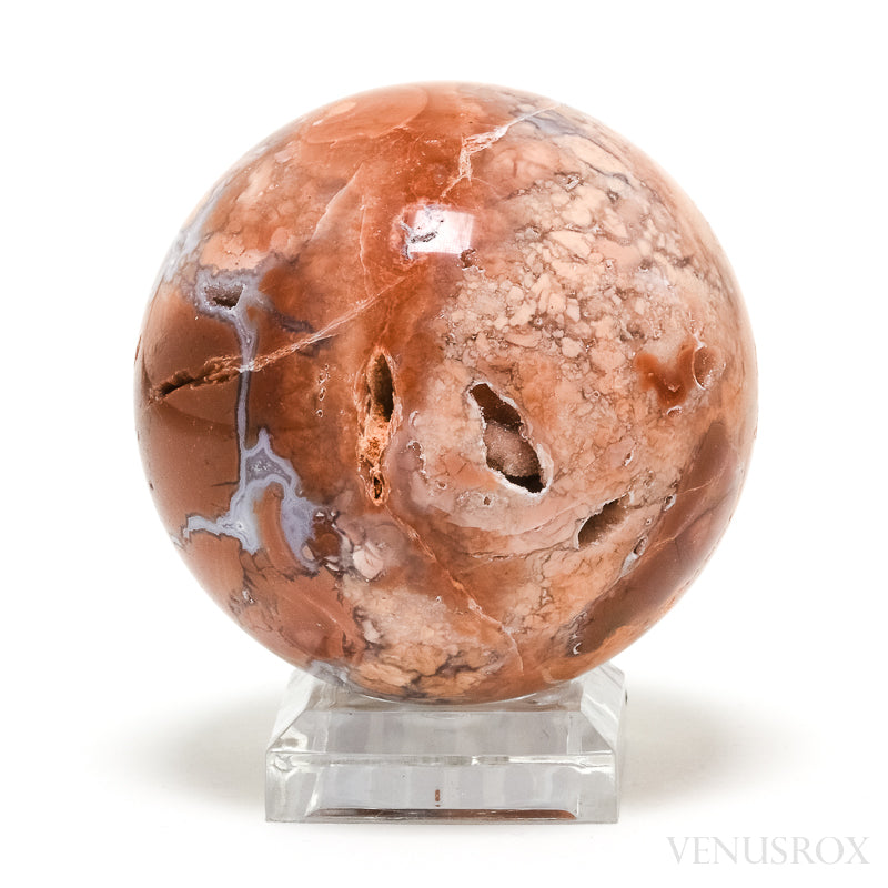 Agate with Quartz Geode Sphere from Brazil | Venusrox